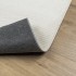 Alfombra de pelo corto look escandinavo IZA crema 120x170