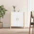 Aparador de madera contrachapada blanco 62x38x70