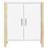Aparador de madera contrachapada blanco 62x38x70