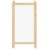 Aparador de madera contrachapada blanco 62x38x70