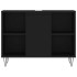 Mueble de baño madera de ingeniería negro 80x33x60