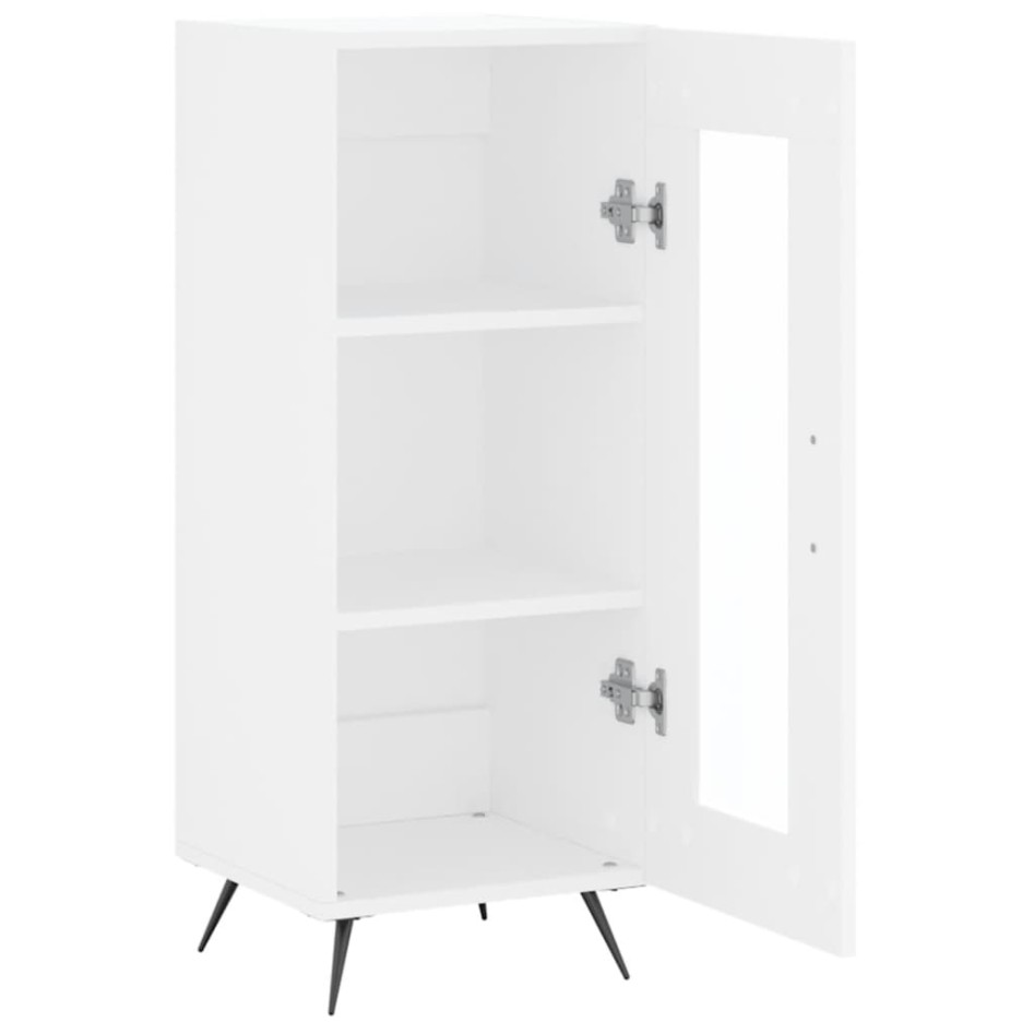 Aparador madera de ingeniería blanco 34,5x34x90