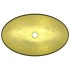 Lavabo de vidrio templado dorado 54,5x35x15,5