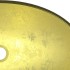 Lavabo de vidrio templado dorado 54,5x35x15,5