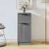 Aparador de madera contrachapada gris Sonoma 30x30x70