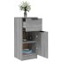 Aparador de madera contrachapada gris Sonoma 30x30x70