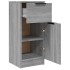 Aparador de madera contrachapada gris Sonoma 30x30x70