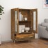 Aparador de madera contrachapada roble ahumado 70x31x115