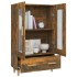 Aparador de madera contrachapada roble ahumado 70x31x115