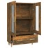 Aparador de madera contrachapada roble ahumado 70x31x115