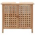 Mueble de lavabo madera maciza de nogal 66x29x61