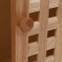 Mueble de lavabo madera maciza de nogal 66x29x61