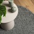 Alfombra de pelo largo moderna verde Ø 160