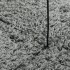 Alfombra de pelo largo moderna verde Ø 160