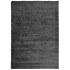 Alfombra de pelo largo moderna gris antracita 140x200