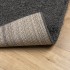 Alfombra de pelo largo moderna gris antracita 140x200