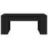 Mesa de centro madera de ingeniería negra 102x55x42