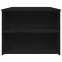Mesa de centro madera de ingeniería negra 102x55x42