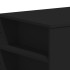 Mesa de centro madera de ingeniería negra 102x55x42