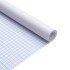 Lámina de ventana esmerilada PVC blanco 90x2000