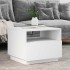 Mesa de centro con luces LED blanco 50x49x40