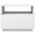 Mesa de centro con luces LED blanco 50x49x40