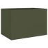 Jardinera acero verde oliva 62x40x39