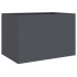 Jardinera acero gris antracita 62x47x46