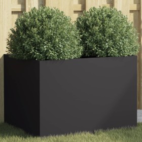 Jardinera acero negro 62x47x46