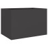 Jardinera acero negro 62x47x46