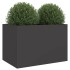 Jardinera acero negro 62x47x46