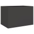 Jardinera acero negro 62x47x46
