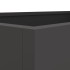 Jardinera acero negro 62x47x46