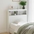 Cabecero de cama con LED blanco 100x17x102