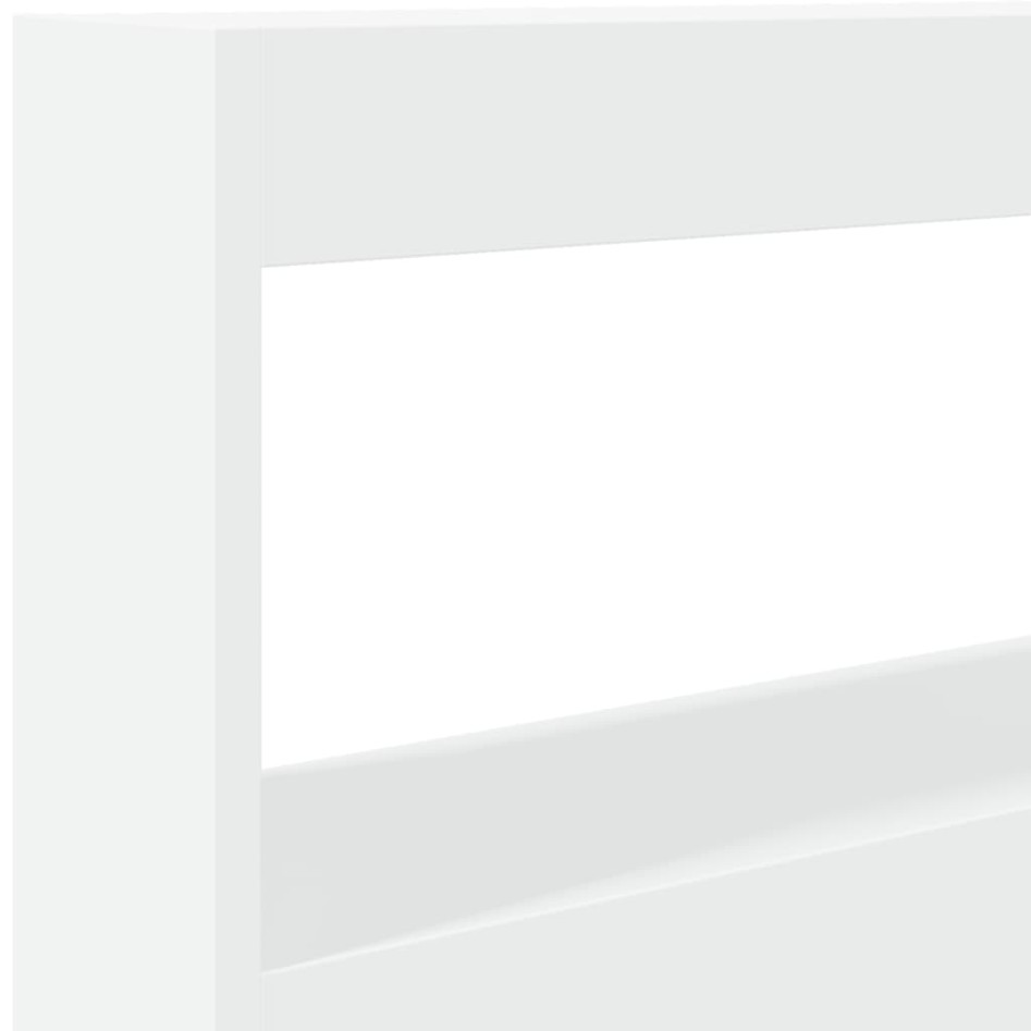 Cabecero de cama con LED blanco 100x17x102