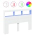 Cabecero de cama con LED blanco 140x17x102