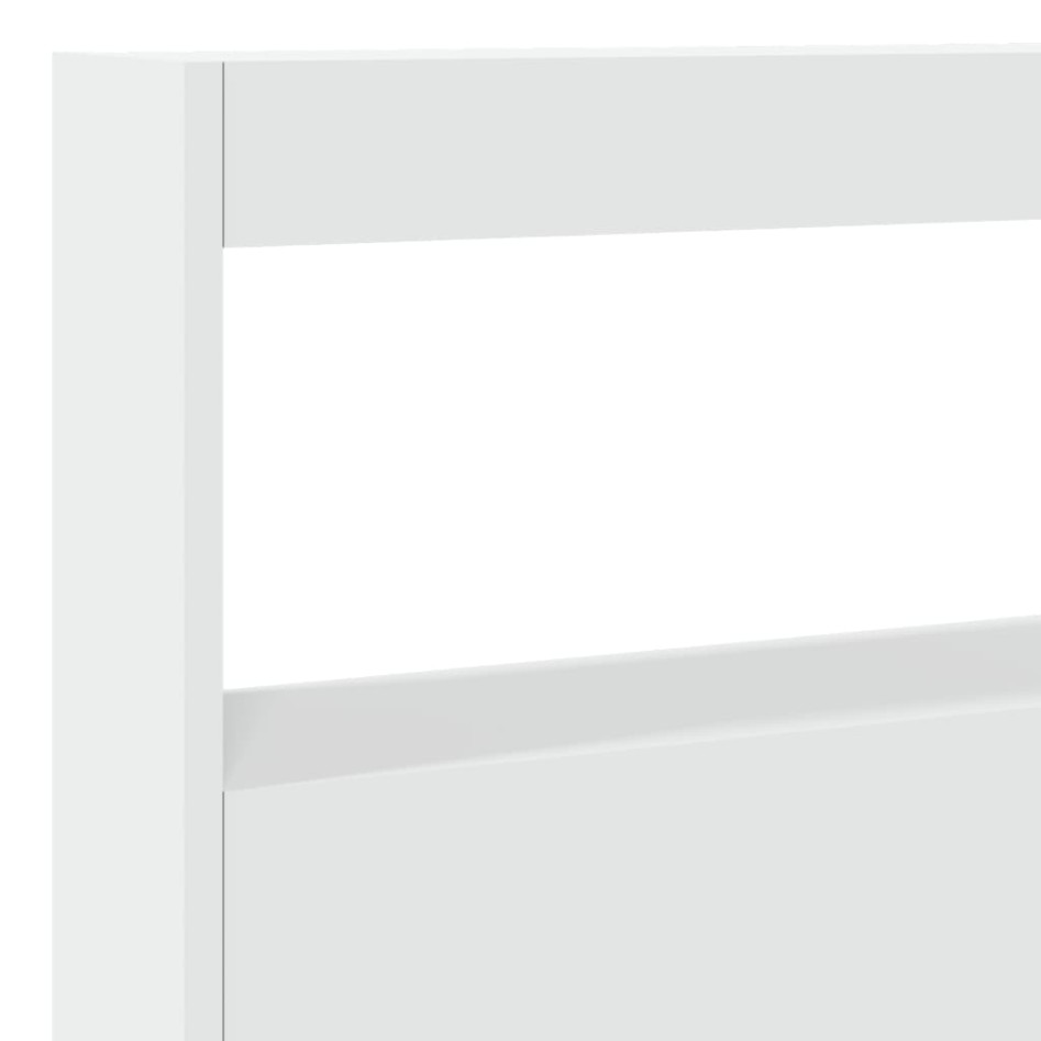 Cabecero de cama con LED blanco 140x17x102