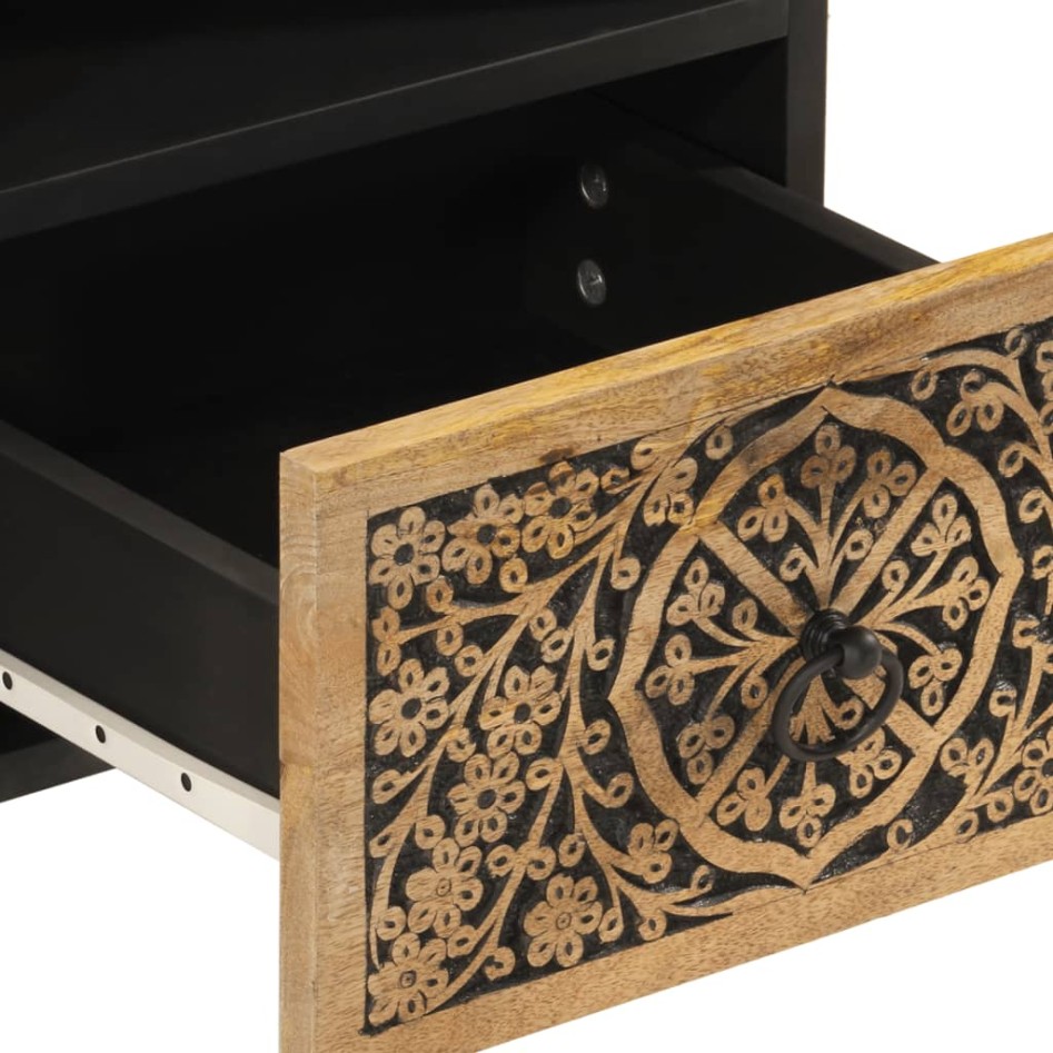 Mueble de TV madera maciza de mango 70x33x46