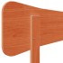 Cabecero de cama madera maciza de pino marrón cera 200