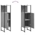 Armario de baño madera de ingeniería gris Sonoma 33x33x120,5