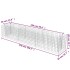 Arriate de gaviones de acero 270x50x50