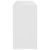 Banco zapatero de madera contrachapada blanco 103x30x54,5