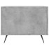 Mesa de centro 2 uds madera ingeniería gris hormigón