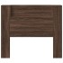 Cabecero de cama con luz LED marrón roble 120x16,5x103,5
