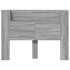 Cabecero de cama con luz LED gris Sonoma 140x16,5x103,5