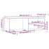 Mueble de TV de madera de ingeniería gris sonoma 120x34x37