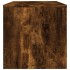 Mueble de TV madera de ingeniería roble ahumado 120x34x37