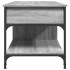 Mesa de centro madera ingeniería metal gris Sonoma 100x50x50