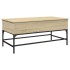 Mesa de centro madera ingeniería metal roble Sonoma