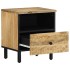 Mesita de noche de madera maciza de mango 40x33x46